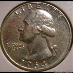 1964 Quarter Dollar