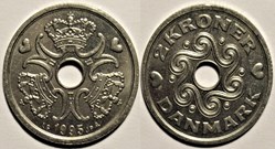 Margrethe II of Denmark - 2 Kroner 1995