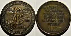 Klondike Gold Rush to Alaska - Anniversary Token 1898-1973