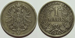 Wilhelm I - 1 Mark 1874, Dresden - German Empire