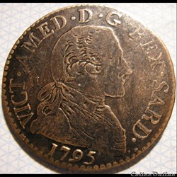 1795 Royaume de Sardaigne, 20 Soldi - Victor-Amédée III de Savoie