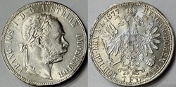 Franz Joseph I - 1 Florin 1877, Austrian Empire