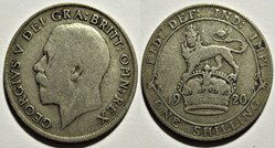 George V - One Shilling 1920 - Great Britain (var.)