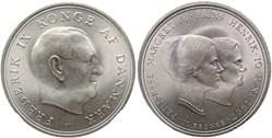 Frederik IX of Denmark - 10 Kroner 1967 - Wedding of Princess Margrethe