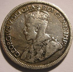 George V - 10 Cents 1916