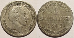 Georg - 4 Schillinge 1849 - Grand Duchy of Mecklenburg-Strelitz