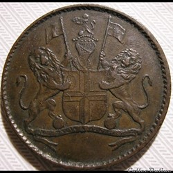 St. Helena 1821 HalfPenny - Cie Brit. Indes Orientales