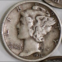 1936 San Francisco Dime