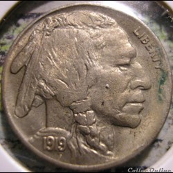1919 5 Cents - Error