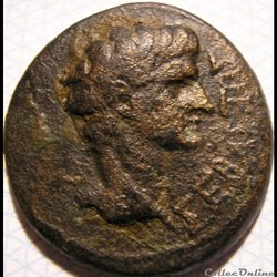 Tiberius - Heraclea Salbace, Caria. Æ20 - AD 14-37.
