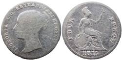 Victoria - 4 Pence 1855/3 - Kingdom of Great Britain