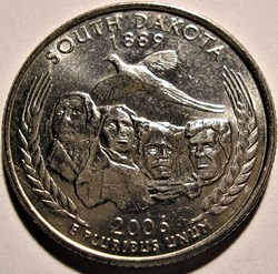 2006 D Quarter Dollar - South Dakota State