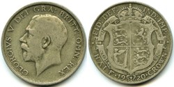 George V - Half Crown 1920 - Great Britain (ex.2)