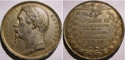 Napoléon III - 1870 Médaille du Plébiscite du 8 Mai
