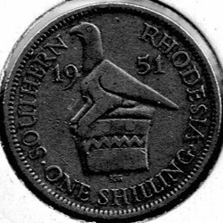 George VI - One Shilling 1951 - Southern Rhodesia