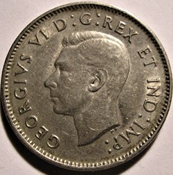 George VI - Five Cents 1937.