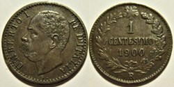1900 Regno d'Italia, Centesimo, Roma - Umberto I