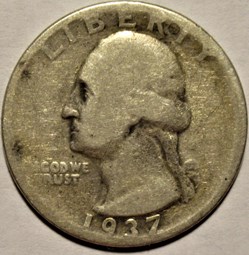 1937 Quarter Dollar