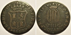 1812 Cataluña - 3 Quartos - Fernando VII de España