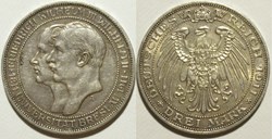 Wilhelm II - 3 Mark 1911, Wroclaw University