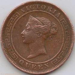 Victoria - One Cent 1891 - Ceylon
