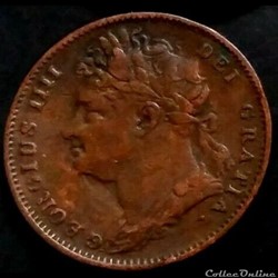 George IV - 1 Farthing 1823 Great Britain