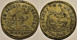 Dauphiné, Wolf Lauffer Rechenpfennig from Nürnberg, Germany