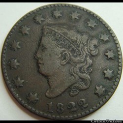 1822 One Cent