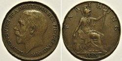 George V - Farthing 1923 - Great Britain