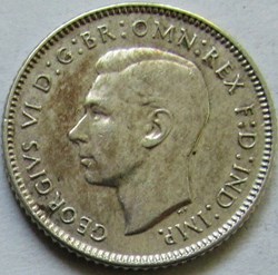George VI - 6 Pence 1942 D - Australia