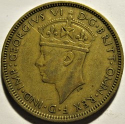 George VI - One Shilling 1947 - West Africa