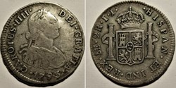 Peru - 2 Reales 1793 Lima - Carlos IV de España