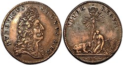 Louis XIV - Jeton 1672 - "La Hollande subjuguée"