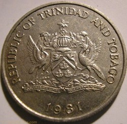 Trinitad & Tobago - 25 Cents 1981
