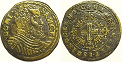 Nuremberg - Jeton de compte à l'homme barbu du XVIe s. - Hans Schultes