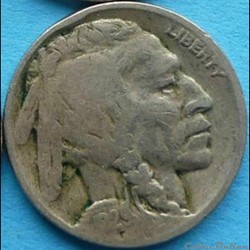 1929 Denver 5 Cents - Repunched Mint