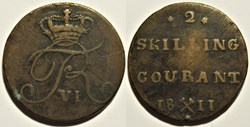 Frederick VI - 2 Skilling Courant 1811 Norway