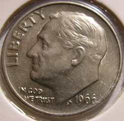 1966 Dime