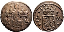 Sweden, Christina - 1/4 Öre 1641