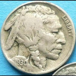 1930 5 Cents - Error