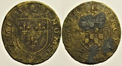 Simon Maillé, archevêque de Tours - Jeton 1558 Paris