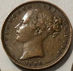 Victoria - One Farthing 1853 - Kingdom of Great Britain