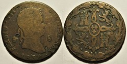 1830 Segovia 8 Maravedis - Fernando VII de España