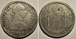 México - 2 Reales 1786 - Carlos III de España