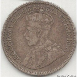 George V - 10 Cents 1917 (ex.2)