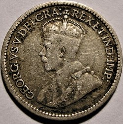 George V - 5 Cents 1913