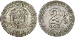 Panama - 2½ Centésimos 1916