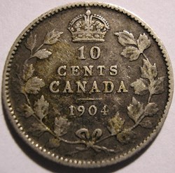 Edward VII - 10 Cents 1904