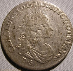Karl XI of Sweden - 1/3 Thaler 1674 Pomerania, Swedish Dominion