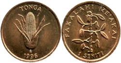 Taufa'ahau Tupou IV - 1 Seniti Tonga 1996 FAO